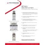 Frymaster MJ240 Liquid Propane 2 Unit 80 lb. Floor Fryer with Millivolt Controls - 220,000 BTU Frymaster MJ240 Liquid Propane 2 Unit 80 lb. Floor Fryer with Millivolt Controls - 220,000 BTU