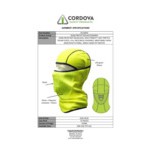 Cordova Hi-Vis Lime Polar Fleece Wind-Resistant Balaclava Face Mask