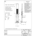 Wesco Industrial Products 1,000 lb. Economy Series Hydraulic Large Platform Stacker with 32 Wesco Industrial Products 1,000 lb. Economy Series Hydraulic Large Platform Stacker with 32