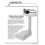 Cardinal Detecto 4570 130 lb. Platform Bench Scale