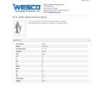 Wesco Industrial Products 272859 2,200 lb. Stainless Steel Manual Telescoping High Lift Pallet Truck