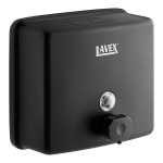 Lavex 48 fl. oz. (1,420 mL) Matte Black Stainless Steel Manual Surface-Mounted Liquid Soap Dispenser Lavex 48 fl. oz. (1,420 mL) Matte Black Stainless Steel Manual Surface-Mounted Liquid Soap Dispenser