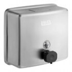 Lavex 48 fl. oz. (1,420 mL) Matte Black Stainless Steel Manual Surface-Mounted Liquid Soap Dispenser Lavex 48 fl. oz. (1,420 mL) Matte Black Stainless Steel Manual Surface-Mounted Liquid Soap Dispenser