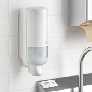 Tork Elevation 571501 White Manual Foam Hand Soap / Sanitizer Dispenser S4