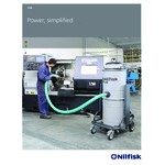 Nilfisk S3BN1 L100 FM 26 Gallon Steel Single-Phase 3-Motor Industrial Wet / Dry Vacuum - 120V Nilfisk S3BN1 L100 FM 26 Gallon Steel Single-Phase 3-Motor Industrial Wet / Dry Vacuum - 120V