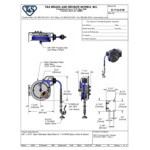 T&S B-7112-01M 15' Open Stainless Steel Hose Reel with B-0107 Spray Valve