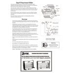 Lavex Zap N Trap Stainless Steel Indoor Insect Trap / Bug Zapper with 3000 sq. ft. Coverage - 120V, 80W