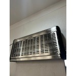 Lavex Zap N Trap Stainless Steel Indoor Insect Trap / Bug Zapper with 3000 sq. ft. Coverage - 120V, 80W