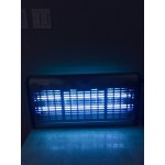 Lavex Zap N Trap Stainless Steel Indoor Insect Trap / Bug Zapper with 3000 sq. ft. Coverage - 120V, 80W