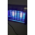 Lavex Zap N Trap Stainless Steel Indoor Insect Trap / Bug Zapper with 3000 sq. ft. Coverage - 120V, 80W