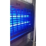 Lavex Zap N Trap Stainless Steel Indoor Insect Trap / Bug Zapper with 3000 sq. ft. Coverage - 120V, 80W