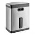 Rubbermaid® 1901985 Slim Jim Stainless Steel Black Accent Rectangular Front Step-On Trash Can with Single Rigid Plastic Liner - 8 Gallon Rubbermaid® 1901985 Slim Jim Stainless Steel Black Accent Rectangular Front Step-On Trash Can with Single Rigid Plastic Liner - 8 Gallon