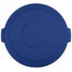 Carlisle 84104514 Bronco 44 Gallon Blue Flat Round Trash Can Lid Carlisle 84104514 Bronco 44 Gallon Blue Flat Round Trash Can Lid