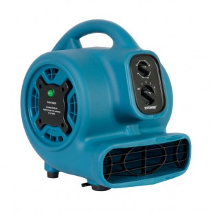 XPOWER P-260NT Freshen Aire Blue 4-Speed Compact Scented Air Mover with Ionizer and Timer - 1/5 hp XPOWER P-260NT Freshen Aire Blue 4-Speed Compact Scented Air Mover with Ionizer and Timer - 1/5 hp