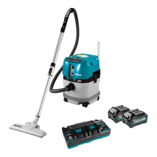Makita GCV03PM 40V Max XGT Lithium Ion Cordless Brushless 4 Gallon Wet / Dry Dust Extractor / Vacuum Kit 4.0 Ah