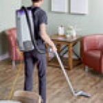 ProTeam 107342 Super Coach Pro 10 Qt. Backpack Vacuum with 105891 Hard Floor Kit with Horse Hair and Nylon Brush Blend - 120V