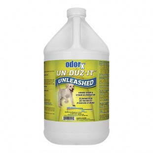 Dri-Eaz ODORx Un-Duz-It Unleashed 114799 1 Gallon / 128 oz. Urine Odor and Stain Eliminator - 4/Case Dri-Eaz ODORx Un-Duz-It Unleashed 114799 1 Gallon / 128 oz. Urine Odor and Stain Eliminator - 4/Case