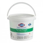 Clorox Healthcare CLO30827 185-Count Hydrogen Peroxide Cleaner Disinfectant Wipes Refill - 2/Case Clorox Healthcare CLO30827 185-Count Hydrogen Peroxide Cleaner Disinfectant Wipes Refill - 2/Case