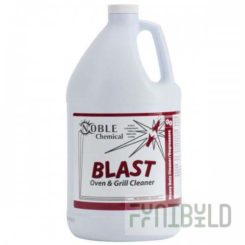 Noble 1 Gallon / 128 oz. Blast Ready-to-Use Liquid Oven & Grill Cleaner - 4/Case