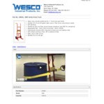 Wesco Industrial Products 1,000 lb. Steel / Poly / Fiber Drum Truck with (2) 10
