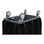R&B Wire Products, Inc. 12 Bushel Black Fully Sewn Vinyl Basket Truck with Bumper and Swivel Casters 412SOBC/BLK R&B Wire Products, Inc. 12 Bushel Black Fully Sewn Vinyl Basket Truck with Bumper and Swivel Casters 412SOBC/BLK