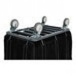 R&B Wire Products, Inc. 12 Bushel Black Fully Sewn Vinyl Basket Truck with Bumper and Swivel Casters 412SOBC/BLK R&B Wire Products, Inc. 12 Bushel Black Fully Sewn Vinyl Basket Truck with Bumper and Swivel Casters 412SOBC/BLK