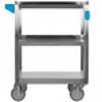 Carlisle UC3031524 3 Shelf Stainless Steel Utility Cart - 24 Carlisle UC3031524 3 Shelf Stainless Steel Utility Cart - 24