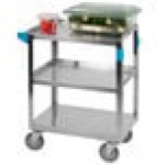 Carlisle UC3031524 3 Shelf Stainless Steel Utility Cart - 24 Carlisle UC3031524 3 Shelf Stainless Steel Utility Cart - 24