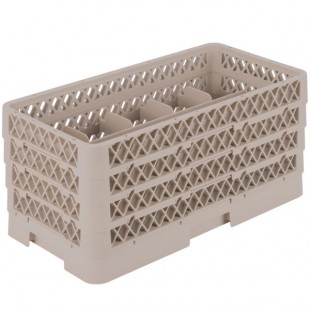 Vollrath HR1C1CCA Traex® Half-Size Beige 10 Compartment 9 1/16
