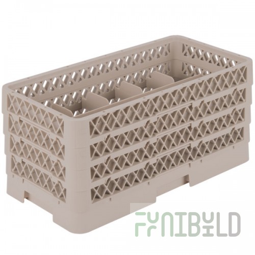 Vollrath HR1C1CCA Traex® Half-Size Beige 10 Compartment 9 1/16