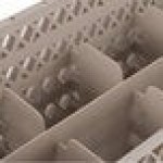Vollrath HR1C1CCA Traex® Half-Size Beige 10 Compartment 9 1/16