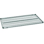 Metro 5N357K3 Super Erecta Metroseal Green Wire Stationary Starter Shelving Unit - 18 Metro 5N357K3 Super Erecta Metroseal Green Wire Stationary Starter Shelving Unit - 18