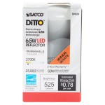 Satco S9630 6.5 Watt (50 Watt Equivalent) Frosted Warm White LED Flood Lamp Reflector Light Bulb - 120V (R20) Satco S9630 6.5 Watt (50 Watt Equivalent) Frosted Warm White LED Flood Lamp Reflector Light Bulb - 120V (R20)