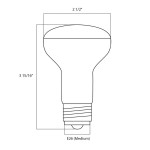 Satco S9630 6.5 Watt (50 Watt Equivalent) Frosted Warm White LED Flood Lamp Reflector Light Bulb - 120V (R20) Satco S9630 6.5 Watt (50 Watt Equivalent) Frosted Warm White LED Flood Lamp Reflector Light Bulb - 120V (R20)