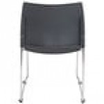 National Public Seating 8820-11-20 Cafetorium Charcoal Stackable Chair With Chrome Frame and Sled Base National Public Seating 8820-11-20 Cafetorium Charcoal Stackable Chair With Chrome Frame and Sled Base