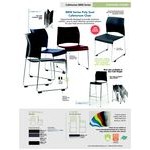 National Public Seating 8820-11-20 Cafetorium Charcoal Stackable Chair With Chrome Frame and Sled Base National Public Seating 8820-11-20 Cafetorium Charcoal Stackable Chair With Chrome Frame and Sled Base