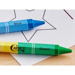 Choice 2-Pack Double-Sided Hexagonal Kids' Restaurant Crayons in Cello Wrap - 1,000/Case