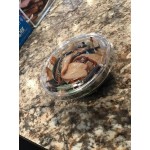 Fabri-Kal LKC16/24F Kal-Clear/Nexclear Clear Flat PET Lid for 5 oz., 8 oz., and 12 oz. Sundae Cups - No Slot - 100/Pack
