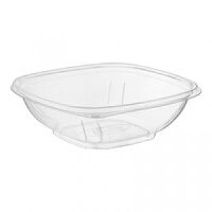 Sabert 15012B500 Bowl2 12 oz. Clear PET Square Deli / Catering Bowl - 500/Case Sabert 15012B500 Bowl2 12 oz. Clear PET Square Deli / Catering Bowl - 500/Case