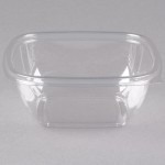 Sabert 15012B500 Bowl2 12 oz. Clear PET Square Deli / Catering Bowl - 500/Case Sabert 15012B500 Bowl2 12 oz. Clear PET Square Deli / Catering Bowl - 500/Case