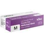 Noble Low Dermatitis Potential Nitrile Blue Exam Grade 4.5 Mil Textured Gloves - Medium - 1,000/Case Noble Low Dermatitis Potential Nitrile Blue Exam Grade 4.5 Mil Textured Gloves - Medium - 1,000/Case