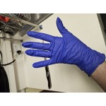 Noble Low Dermatitis Potential Nitrile Blue Exam Grade 4.5 Mil Textured Gloves - Medium - 1,000/Case Noble Low Dermatitis Potential Nitrile Blue Exam Grade 4.5 Mil Textured Gloves - Medium - 1,000/Case