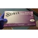 Noble Low Dermatitis Potential Nitrile Blue Exam Grade 4.5 Mil Textured Gloves - Medium - 1,000/Case Noble Low Dermatitis Potential Nitrile Blue Exam Grade 4.5 Mil Textured Gloves - Medium - 1,000/Case