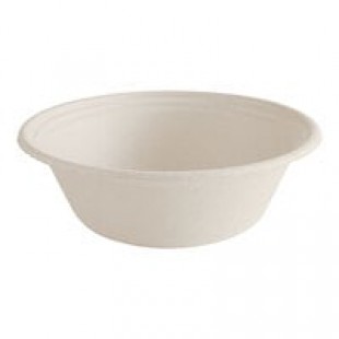 Eco-Products Vanguard 32 oz. Compostable Sugarcane Coupe Bowl - 400/Case Eco-Products Vanguard 32 oz. Compostable Sugarcane Coupe Bowl - 400/Case