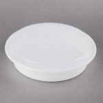 Pactiv Newspring NC948 48 oz. White VERSAtainer Round Microwavable Container with Lid - 150/Case Pactiv Newspring NC948 48 oz. White VERSAtainer Round Microwavable Container with Lid - 150/Case