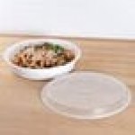 Pactiv Newspring NC948 48 oz. White VERSAtainer Round Microwavable Container with Lid - 150/Case Pactiv Newspring NC948 48 oz. White VERSAtainer Round Microwavable Container with Lid - 150/Case