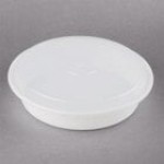 Pactiv Newspring NC948 48 oz. White VERSAtainer Round Microwavable Container with Lid - 150/Case Pactiv Newspring NC948 48 oz. White VERSAtainer Round Microwavable Container with Lid - 150/Case