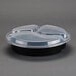 Pactiv Newspring NC948 48 oz. White VERSAtainer Round Microwavable Container with Lid - 150/Case Pactiv Newspring NC948 48 oz. White VERSAtainer Round Microwavable Container with Lid - 150/Case