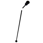 Royal Paper STRNPLUG-BK Stix To Go Black Beverage Plug and Stirrer - 200/Pack Royal Paper STRNPLUG-BK Stix To Go Black Beverage Plug and Stirrer - 200/Pack