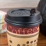 Royal Paper STRNPLUG-BK Stix To Go Black Beverage Plug and Stirrer - 200/Pack Royal Paper STRNPLUG-BK Stix To Go Black Beverage Plug and Stirrer - 200/Pack